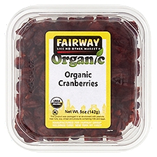 Fairway Organic Cranberries, 5 oz