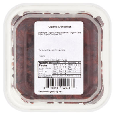 Fairway Organic Cranberries, 5 oz