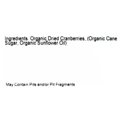 Fairway Organic Cranberries, 5 oz