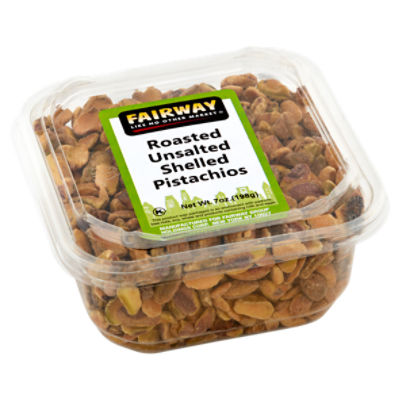 Fairway Roasted Unsalted Shelled Pistachios, 7 oz