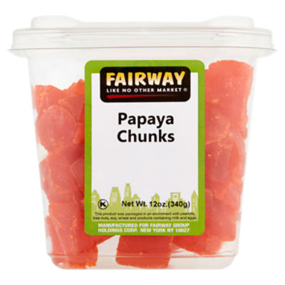 Store Made Papaya Chunks, 12 oz