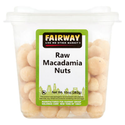 Fairway Raw Macadamia Nuts, 10 oz