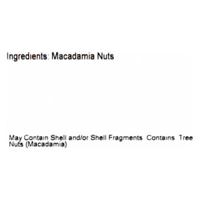 Fairway Raw Macadamia Nuts, 10 oz