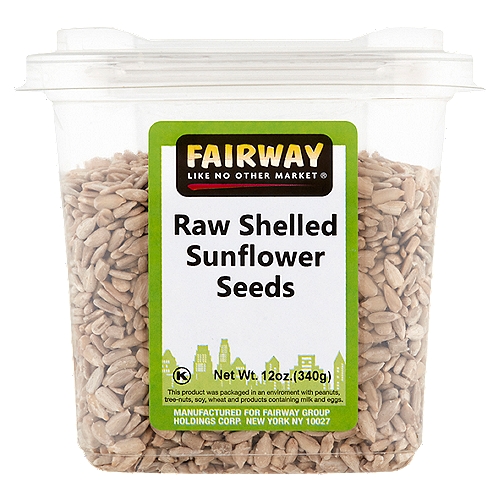 Fairway Raw Shelled Sunflower Seeds, 12 oz