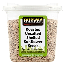 Fairway Roasted Unsalted Shelled Sunflower Seeds, 12 oz