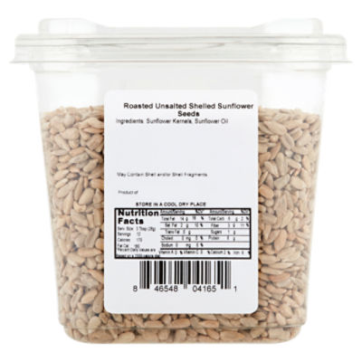 Fairway Roasted Unsalted Shelled Sunflower Seeds, 12 oz