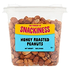 The Pursuit of Snackiness Honey Roasted Peanuts, 12 oz