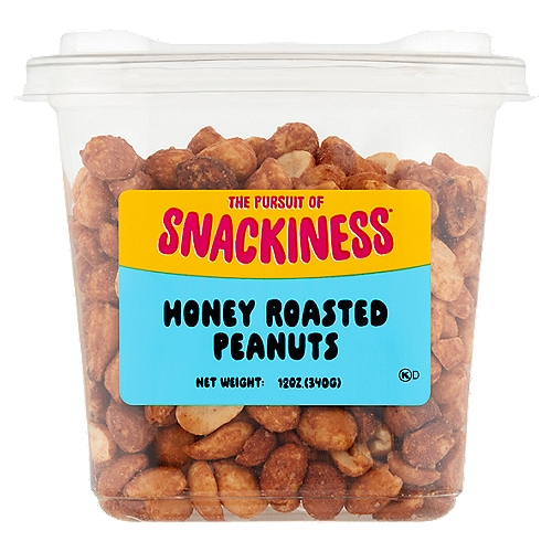 The Pursuit of Snackiness Honey Roasted Peanuts, 12 oz