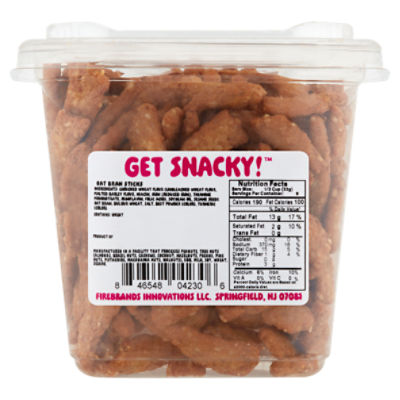 The Pursuit of Snackiness Oat Bran Sticks, 10 oz