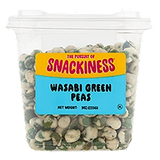 The Pursuit of Snackiness Wasabi Green Peas, 9 oz