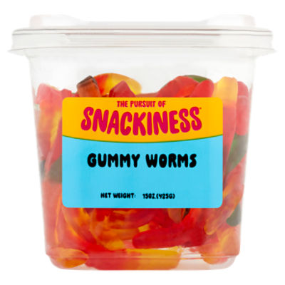 The Pursuit of Snackiness Gummy Worms, 15 oz
