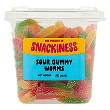 The Pursuit of Snackiness Sour Gummy Worms, 15 oz