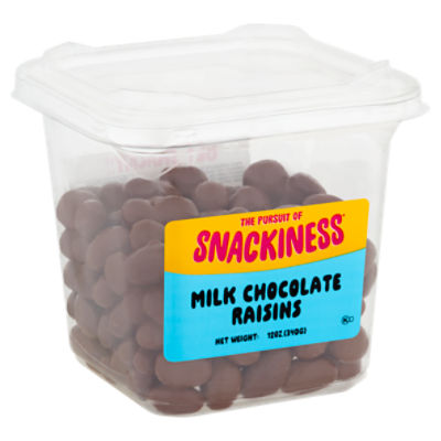 The Pursuit of Snackiness Milk Chocolate Raisins, 12 oz