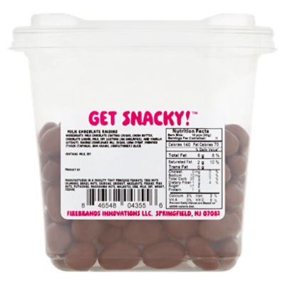 The Pursuit of Snackiness Milk Chocolate Raisins, 12 oz