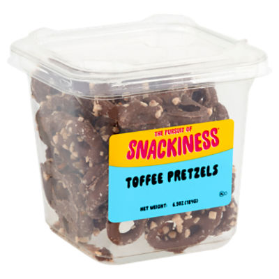 The Pursuit of Snackiness Toffee Pretzels, 6.5 oz