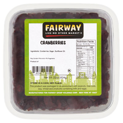 Fairway Cranberries, 22 oz