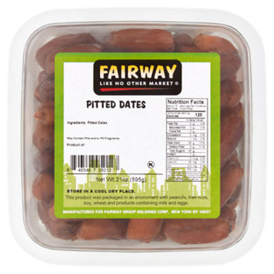 Fairway Pitted Dates, 21 oz