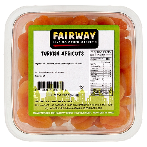  Fairway Turkish Apricots, 24 oz