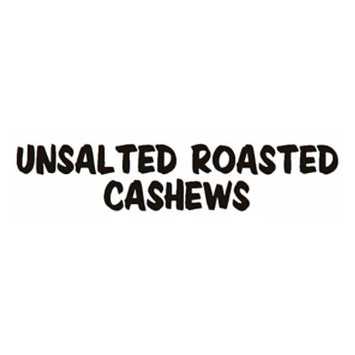 Fairway Unsalted Roasted Cashews, 20 oz