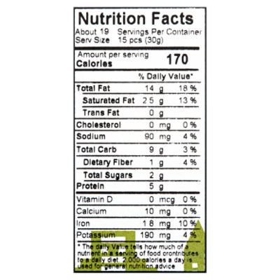 Fairway Salted Roasted Cashews, 20 oz