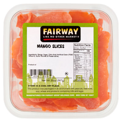 Fairway Mango Slices, 20 oz