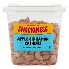 The Pursuit of Snackiness Apple Cinnamon Cashews, 11 oz