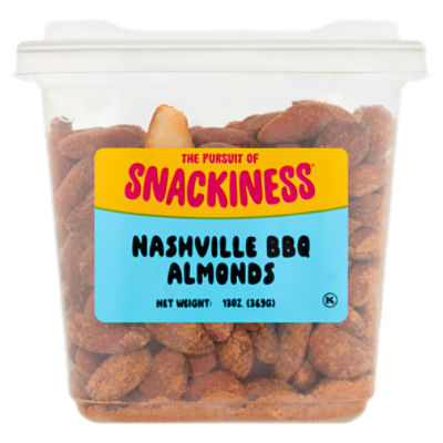 The Pursuit of Snackiness Nashville BBQ Almonds, 13 oz