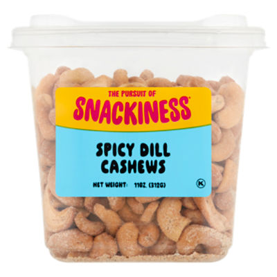 The Pursuit of Snackiness Spicy Dill Cashews, 11 oz