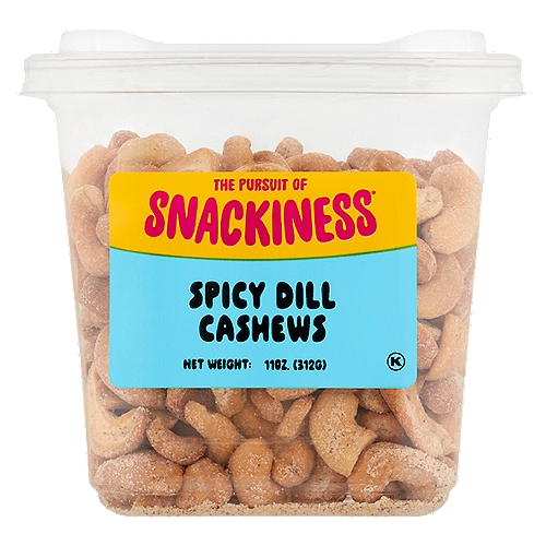 The Pursuit of Snackiness Spicy Dill Cashews, 11 oz