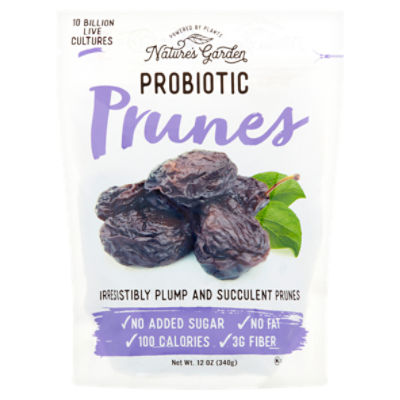 Nature's Garden Probiotic Prunes, 12 oz