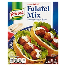 Knorr Mediterranean Style Falafel Mix, 2 count, 6.3 oz