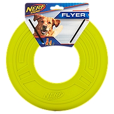 Nerf Dog Atomic Tire Flyer Toy - Green, 1 Each