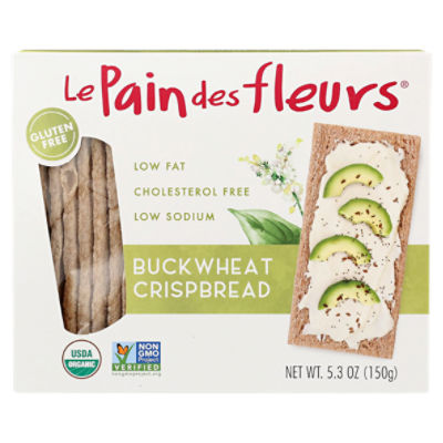 Le Pain des Fleurs Organic Buckwheat Crispbread (30Pcs) 125g - Ekoorganik