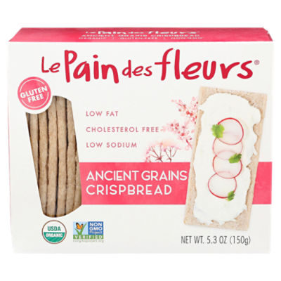 Le Pain des Fleurs Ancient Grains Crispbread, 5.3 oz