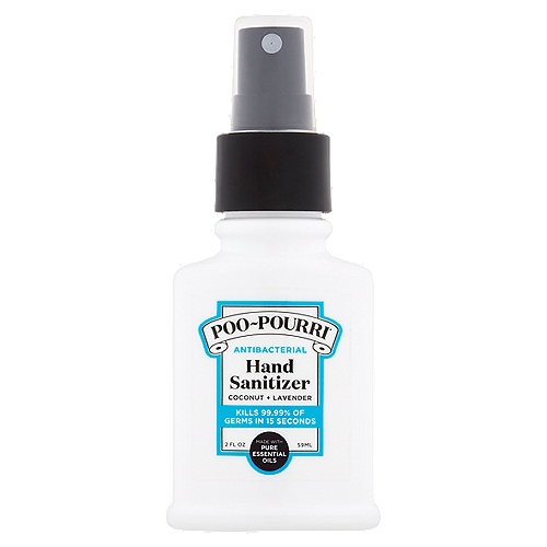 Poo-Pourri Coconut + Lavender Antibacterial Hand Sanitizer, 2 fl oz