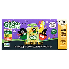 GoGo Squeez Halloween Pack, 64 Ounce