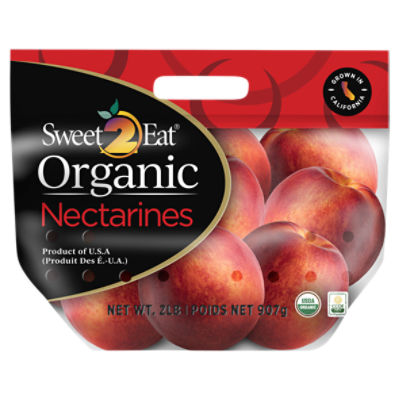 Sweet2Eat Organic Nectarines, 2 lb, 2 Pound