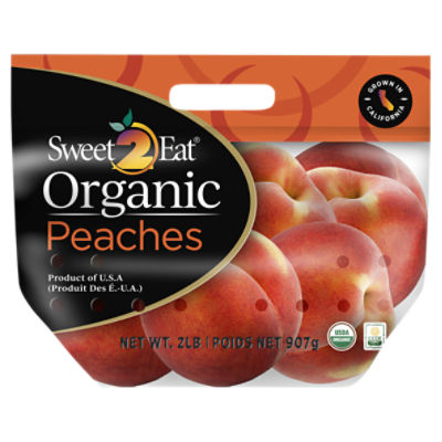 Sweet2Eat Organic Peaches, 2 lb, 2 Pound