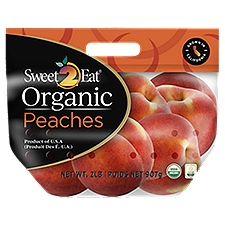 Sweet2Eat Organic, Peaches, 2 Pound