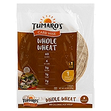 Tumaro's Carb Wise Whole Wheat Wraps, 8 count, 11.2 oz