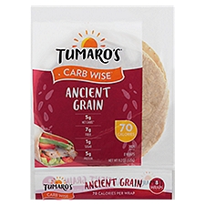 Tumaro's Low In Carbs Wraps - Ancient Grain, 11.2 Ounce