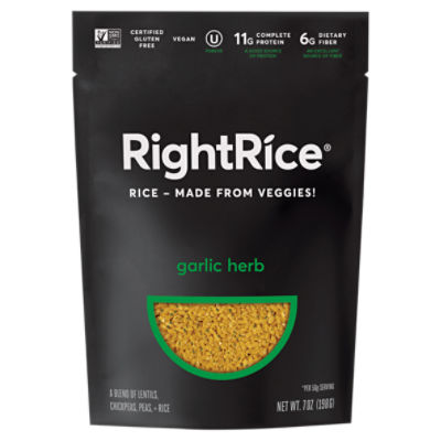 RightRice Garlic Herb Rice, 7 oz