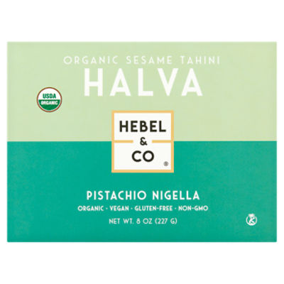 Hebel & Co Pistachio Nigella Organic Sesame Tahini Halva, 8 oz Fairway