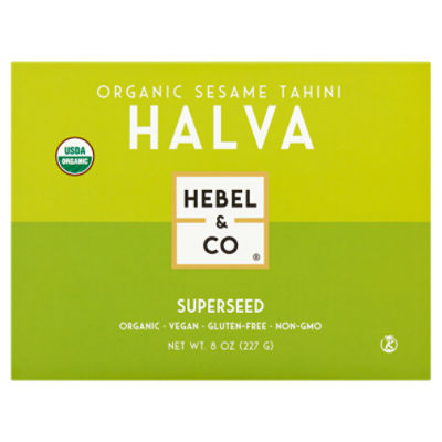 Hebel & Co Superseed Organic Sesame Tahini Halva, 8 oz