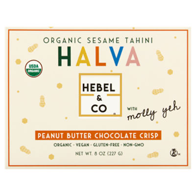 Hebel & Co Peanut Butter Chocolate Crisp Halva, 8 oz