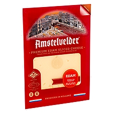Amstelvelder Premium Edam Sliced Cheese, 5.29 oz
