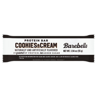 Barebells Cookies & Cream Protein Bar, 1.94 oz