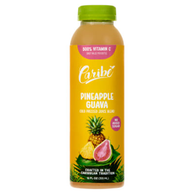 Caribé Pineapple Guava Cold Pressed Juice Blend, 12 fl oz