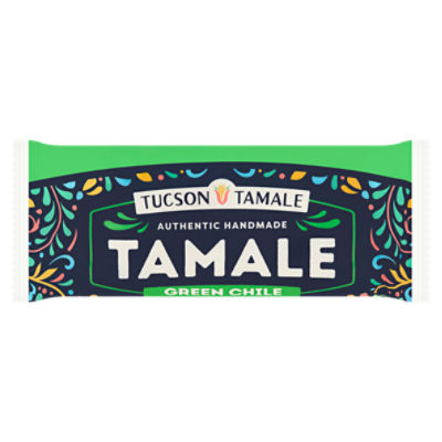Tucson Tamale Green Chile & Cheese Tamale, 5 oz