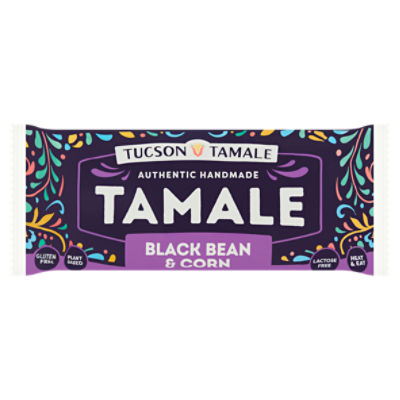 Tucson Tamale Black Bean & Corn Tamale, 5 oz
